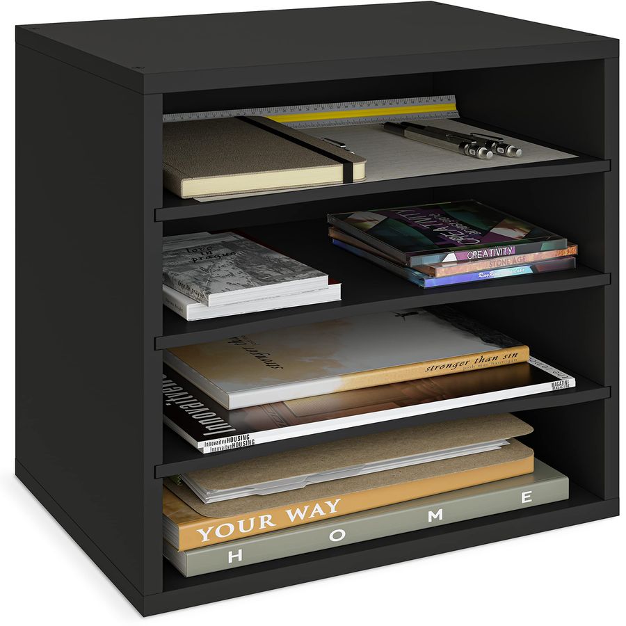 Tray Sorter Stacking - 4Tier Paper Organizer for Desk, Stackable
