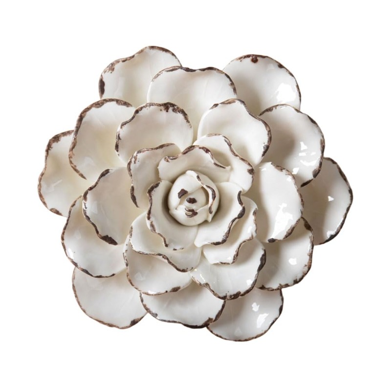 Office Furniture Modern - Ceramic Flower Wall Decor 3D Wall