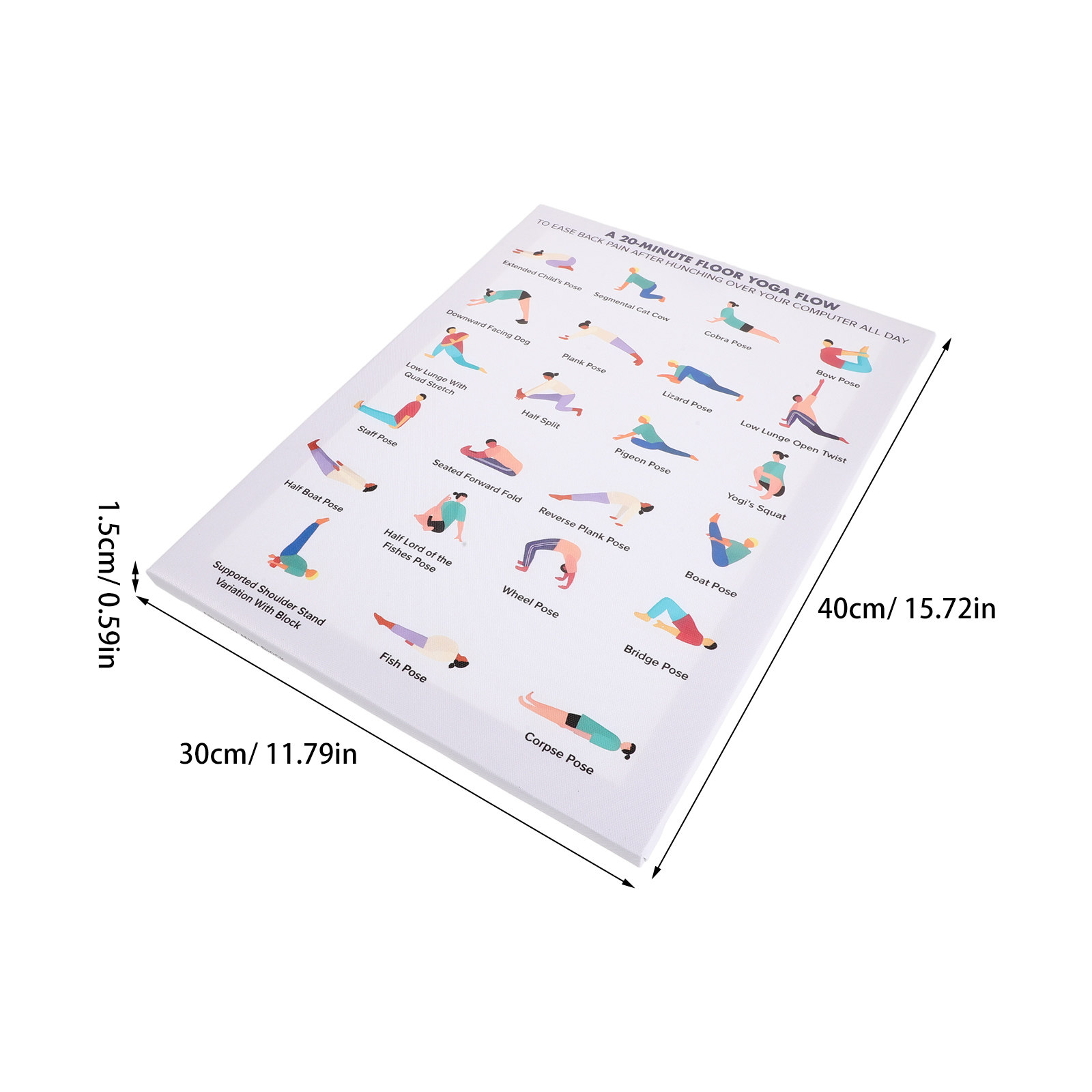 Yoga Poster Wall Art Bundle Mo - Office Furniture Modern recensie en prijs