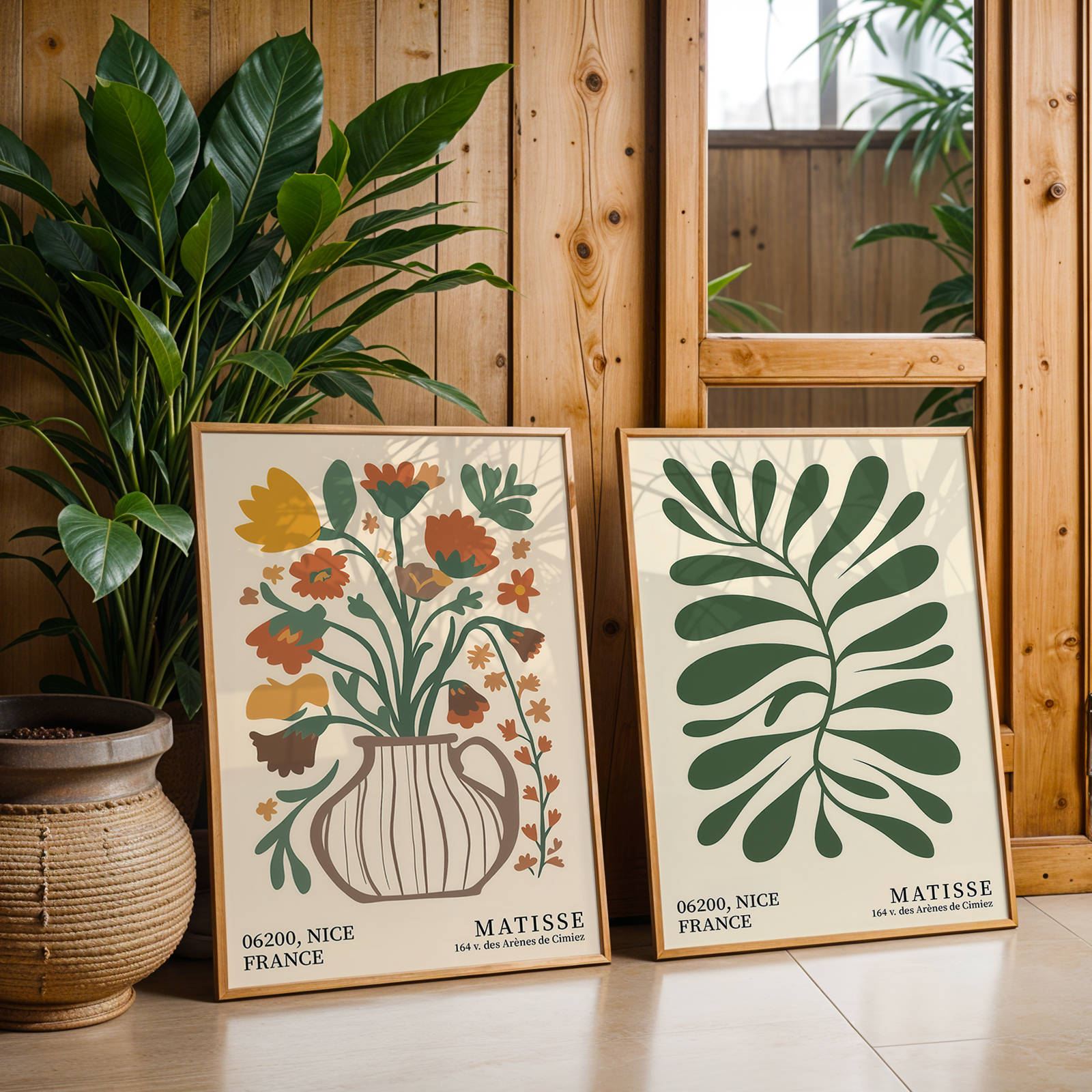 2pcs Green Bohemian Floral Can - Office Furniture Modern recensie en prijs