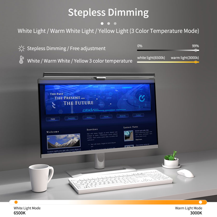 50cm Computer Monitor Light Ba - Office Furniture Modern recensie en prijs