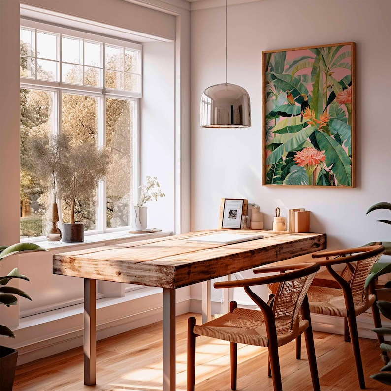 1pc Retro Tropical Canvas Post - Office Furniture Modern recensie en prijs
