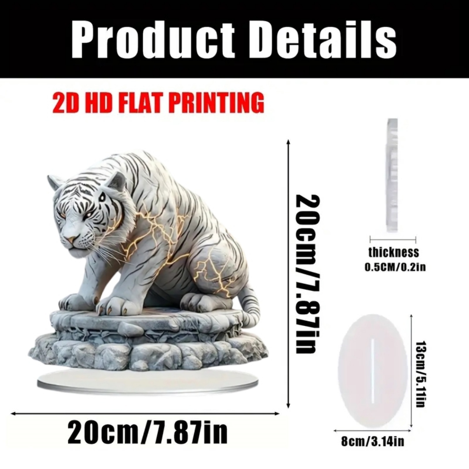 Two Tigers Statue,2D Flat Anim - Office Furniture Ideas recensie en prijs