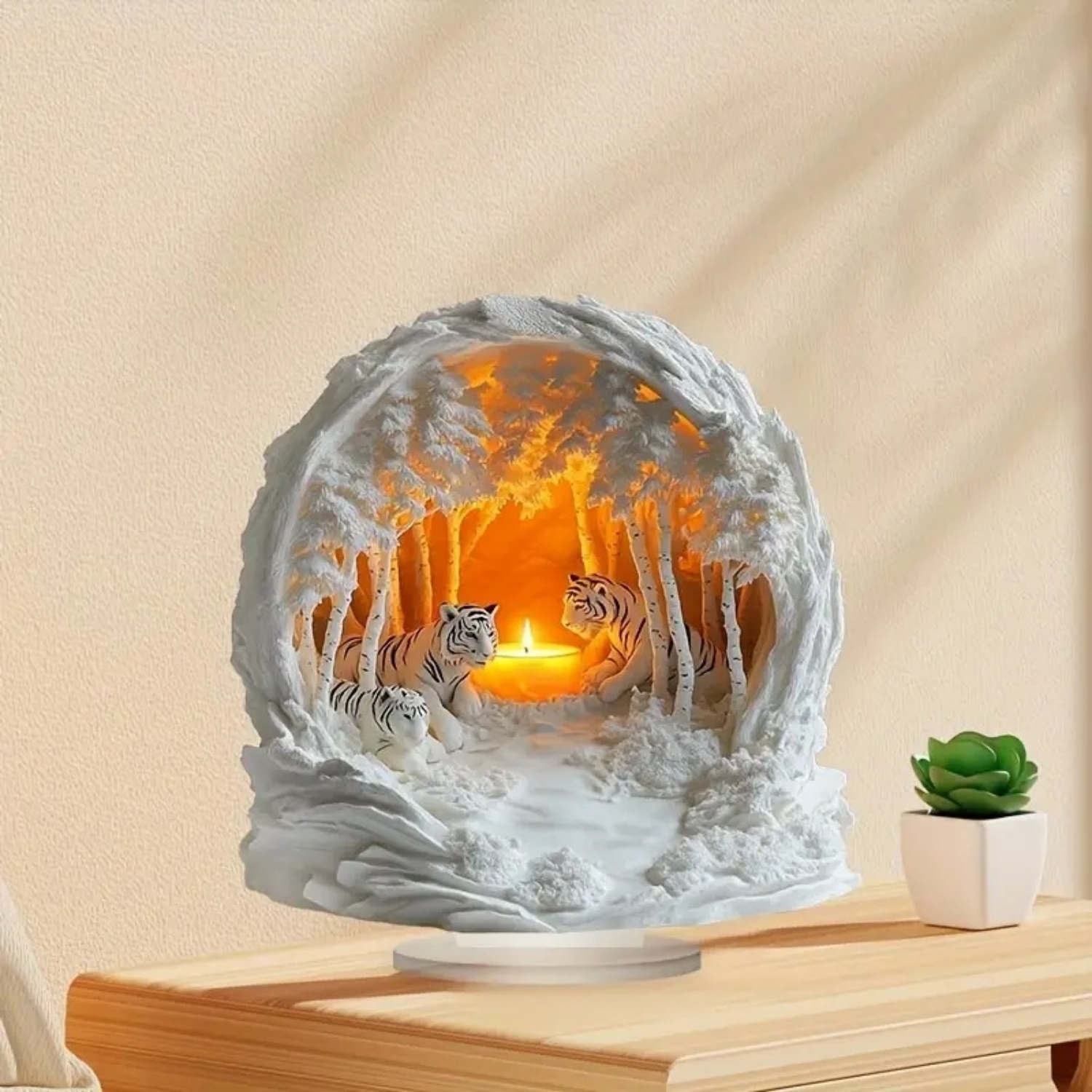 Two Tigers Statue,2D Flat Anim - Office Furniture Ideas recensie en prijs