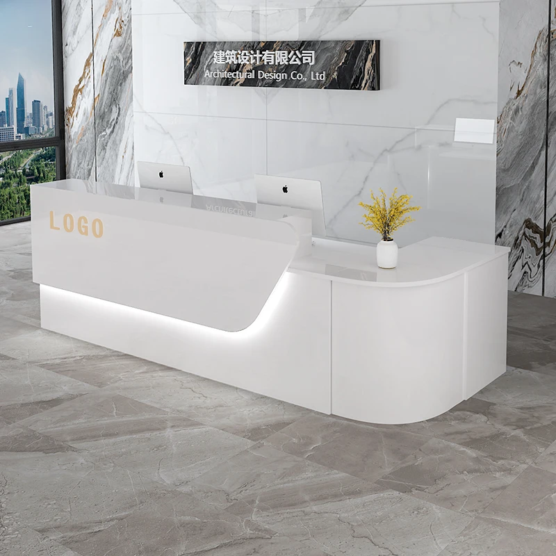 Storage Luxury Reception Desk  - Office Furniture Bali recensie en prijs