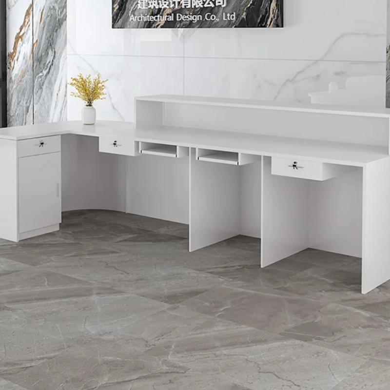 Storage Luxury Reception Desk  - Office Furniture Bali recensie en prijs