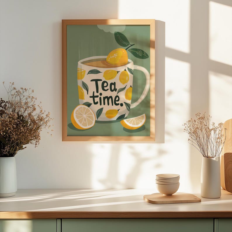 Modern Lemon Tea Time Aestheti - Office Furniture Modern recensie en prijs