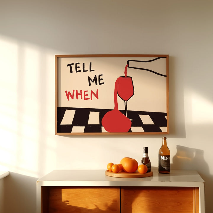 Vintage Tell Me When Drink Can - Office Furniture Modern recensie en prijs
