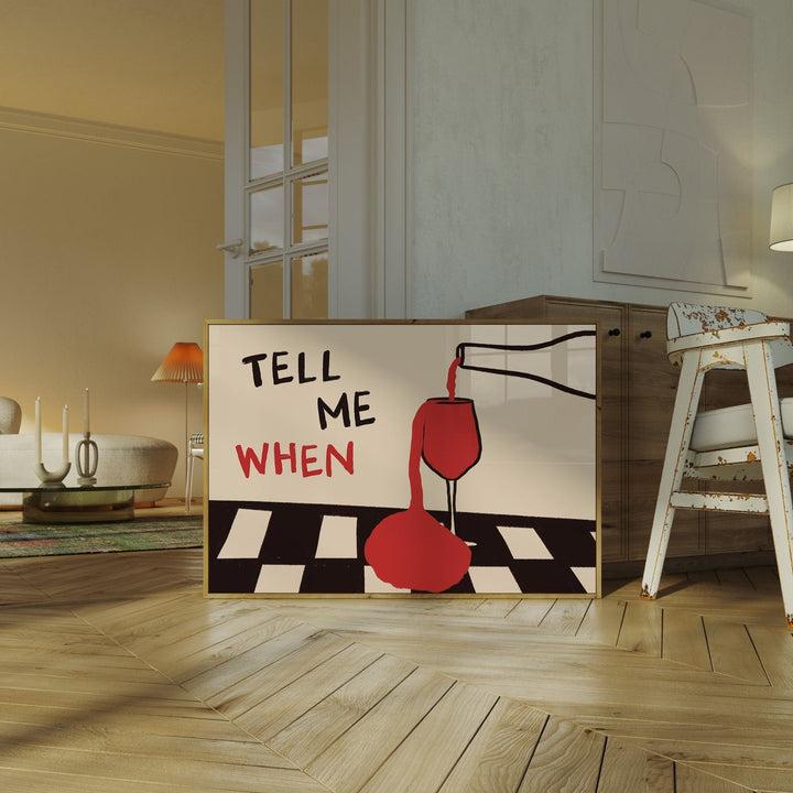 Vintage Tell Me When Drink Can - Office Furniture Modern recensie en prijs