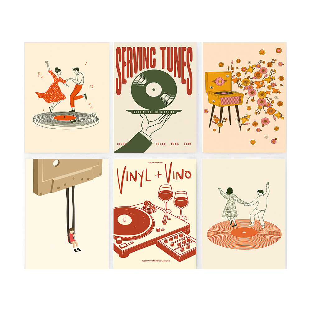 1pc Vintage Music Canvas Poste - Office Furniture Modern recensie en prijs