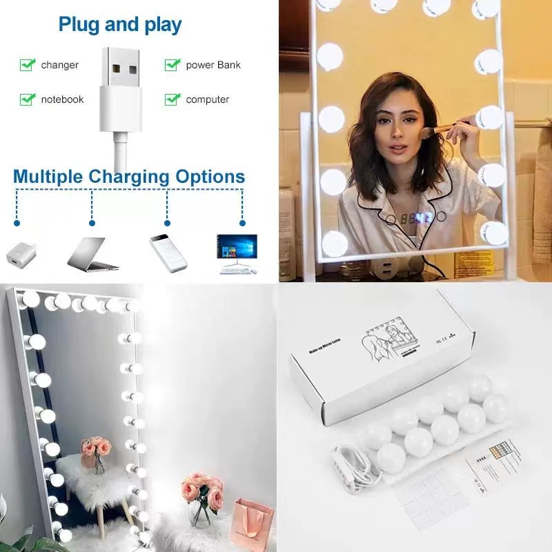 LED Light Paste Mirror Makeup  - Office Furniture Modern recensie en prijs