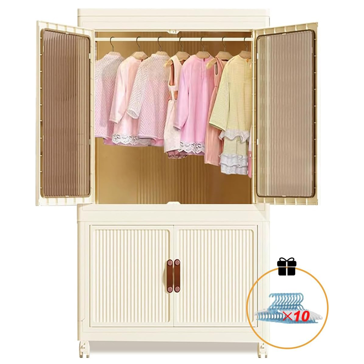 Foldable Wardrobe Cabinet with - Office Furniture Modern recensie en prijs