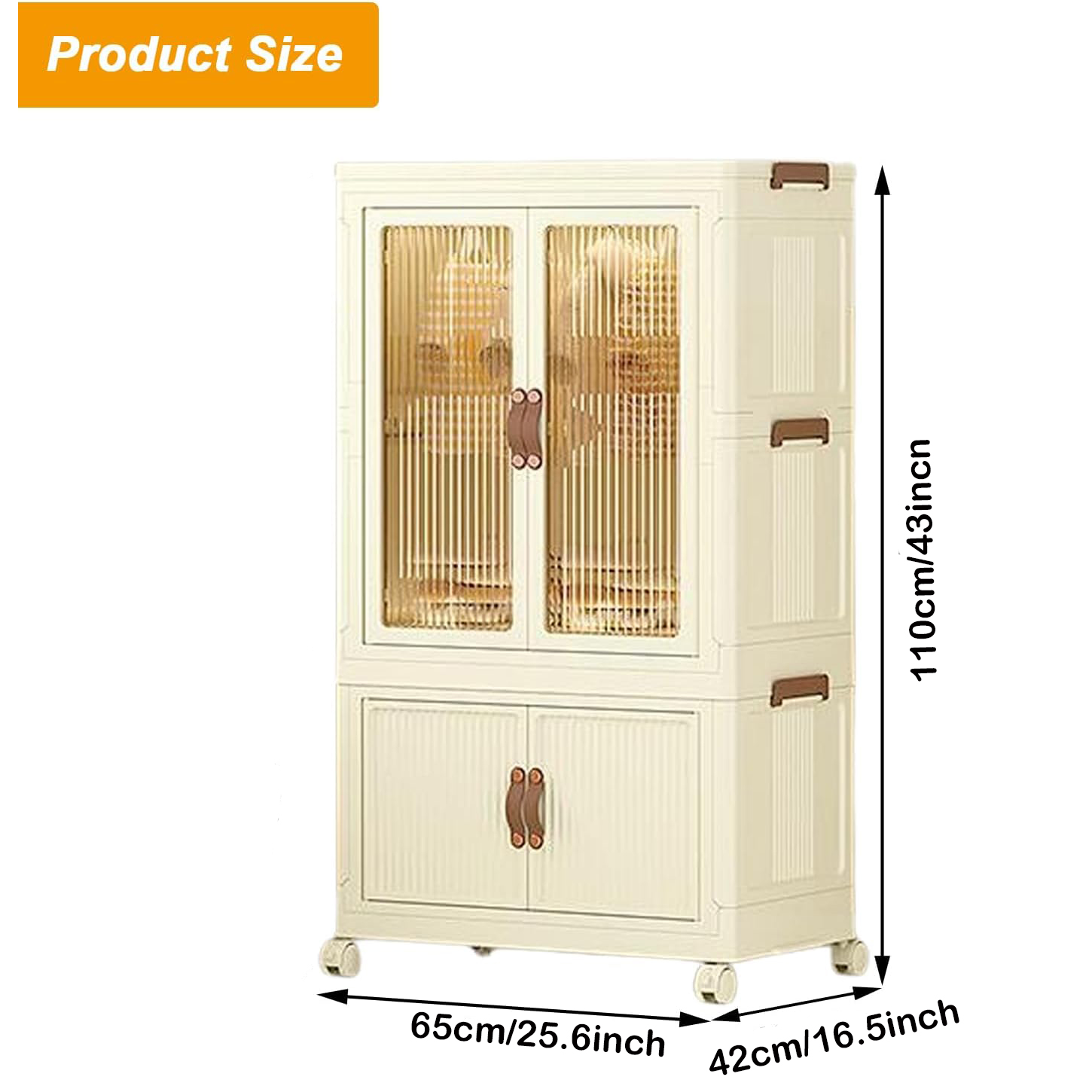 Foldable Wardrobe Cabinet with - Office Furniture Modern recensie en prijs