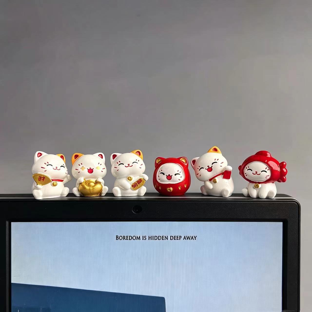 6 Cute Money-Drawing Cat Kitte - Office Furniture Table recensie en prijs