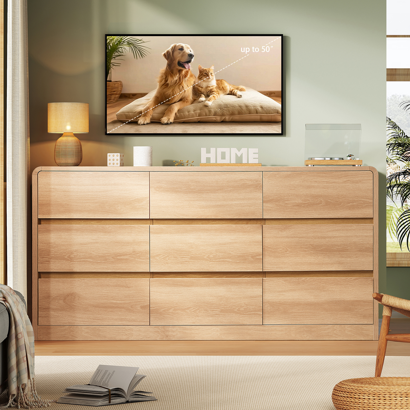 9 Drawer Dresser for Bedroom,  - Office Furniture Modern recensie en prijs