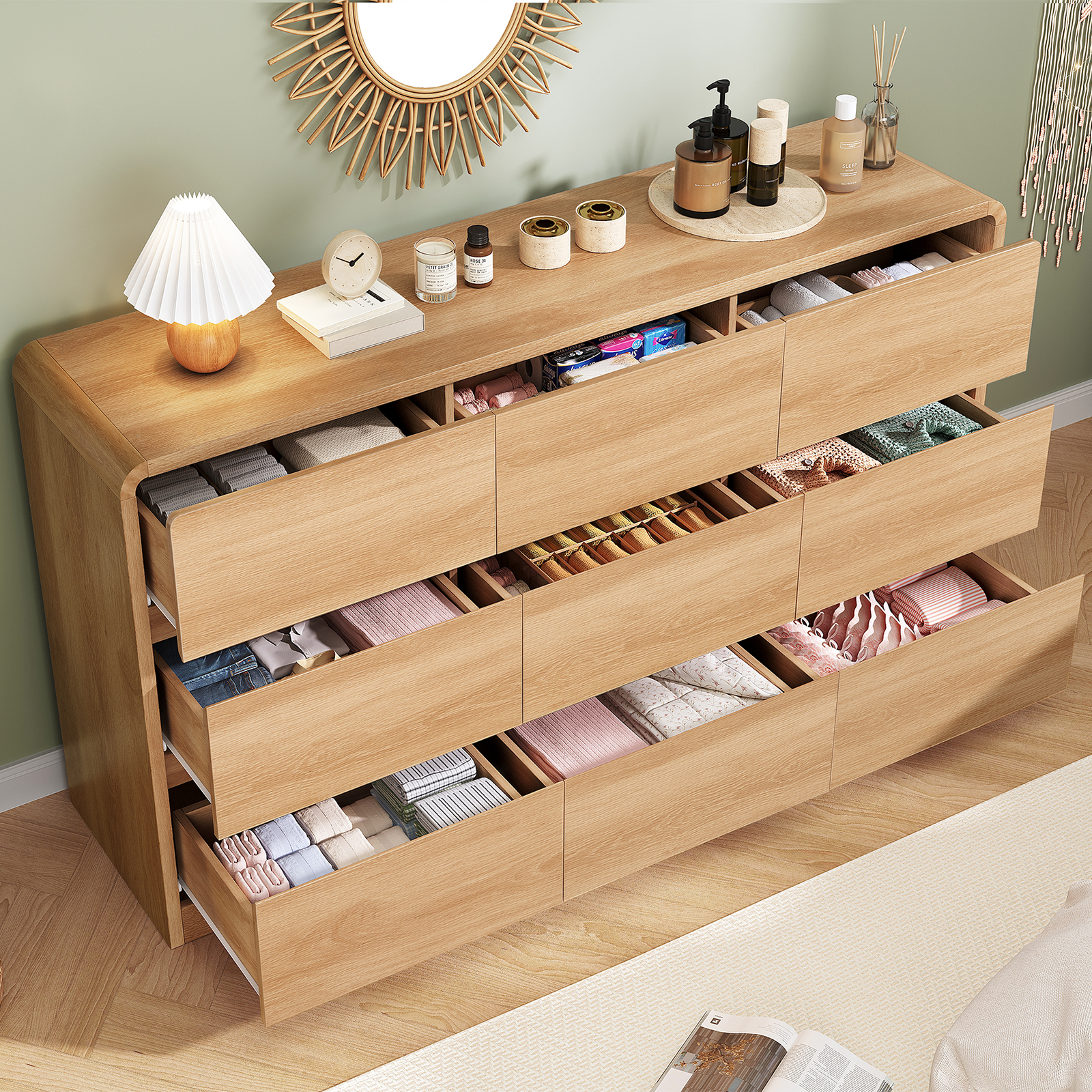 9 Drawer Dresser for Bedroom,  - Office Furniture Modern recensie en prijs