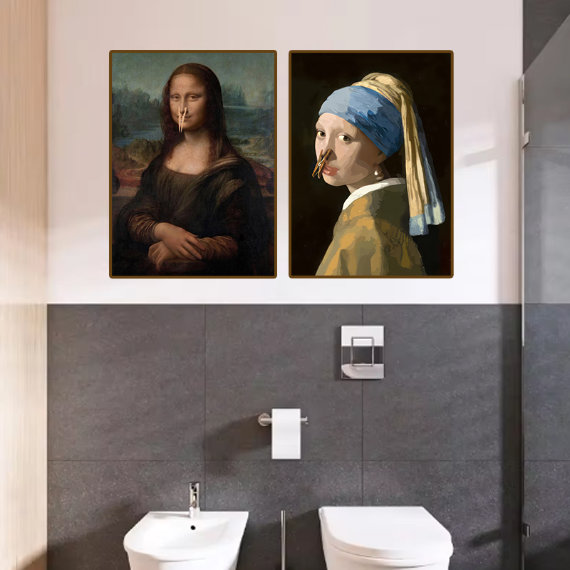 1pc Funny Abstract Bathroom To - Office Furniture Modern recensie en prijs