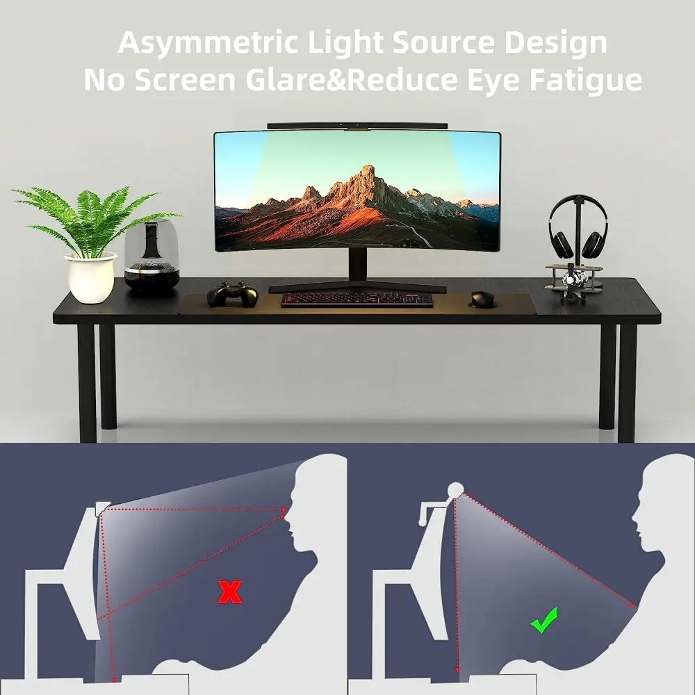 Curved Monitor Light Bar 3 Col - Office Furniture Table recensie en prijs