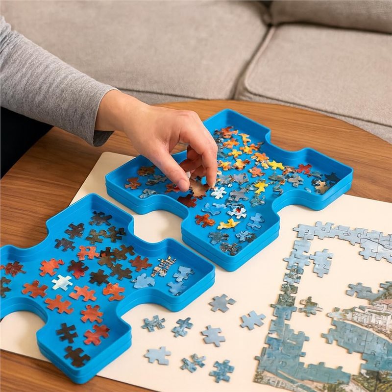 MACH-Blue Plastic For Puzzle L - Tray Sorter Stacking recensie en prijs