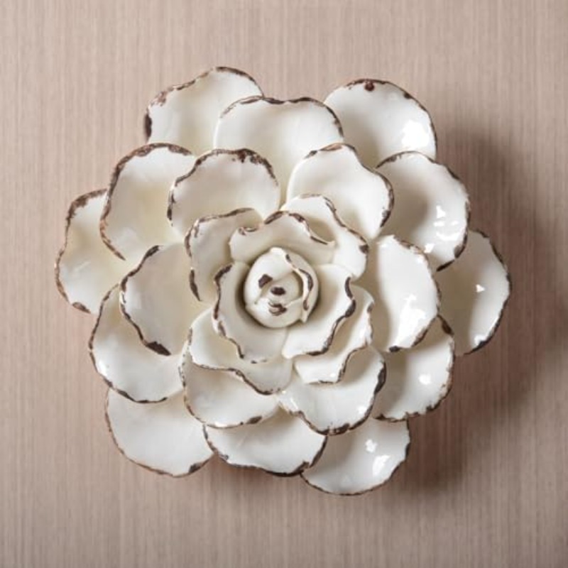 Ceramic Flower Wall Decor 3D W - Office Furniture Modern recensie en prijs