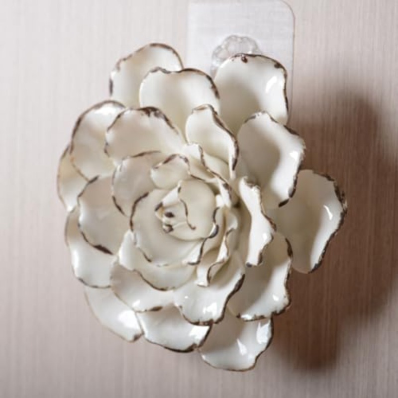 Ceramic Flower Wall Decor 3D W - Office Furniture Modern recensie en prijs