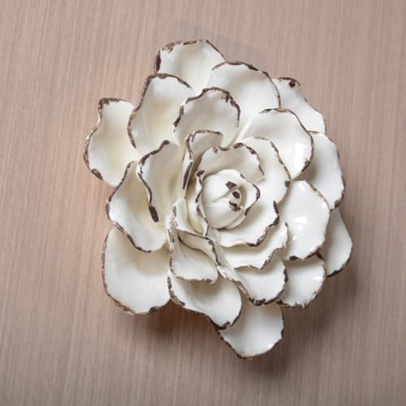 Ceramic Flower Wall Decor 3D W - Office Furniture Modern recensie en prijs